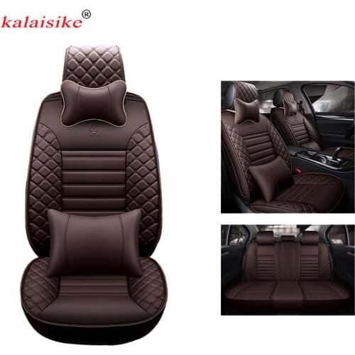 Kalaisike universal leather car seat covers for Lexus all models RC CT ES RX GS NX LS IS series car styling auto accessories