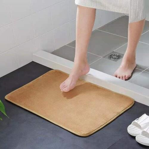Bathroom Toilet Entrance Door Mat Absorbent Door Mat Toilet Non-Slip Mat Bathroom Floor Mat Bedroom Thick Carpet