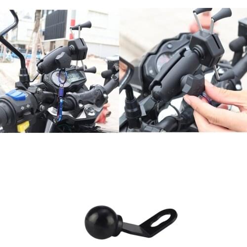 X-shaped Mobile Phone Bracket Accessories 25mm Aluminum Alloy Ball Head Rearview Mirror Bracket Parts Motorcycle Parts