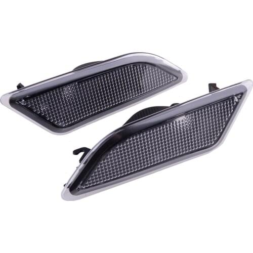 1 Pair Car Clear Side Marker Light Indicator LED Replacement Fit for Mercedes W204 C250 C300 C350 C63 AMG 2012 2013 2014