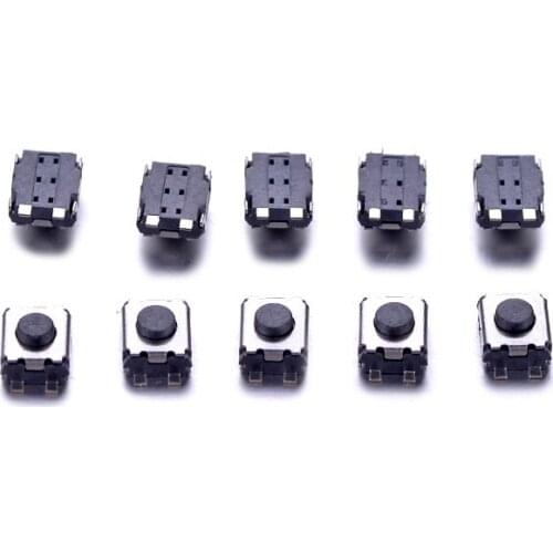 10pcs DC 12V 0.1A 3x4x2.0mm Touch Switch Tap The Button To Switch The 4-pin Tap Push Button Switches Controlling Micro-circuits