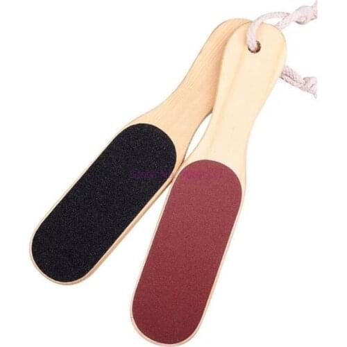 120pcs Foot Scrubber Wooden Sand Paper Dead Skin Removal Toe Exfoliator Heel Cuticles Exfoliating Scrub Feet Care Tool Foot File