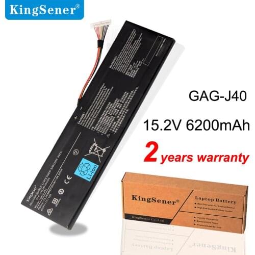 KingSener GAG-J40 Laptop Battery for Gigabyte Aorus X7 Dt V7 V8 V6 Aero 15 14 V7 14-W-CF2 15x 15w 14-P64WV6 P64Wv7-De325Tb