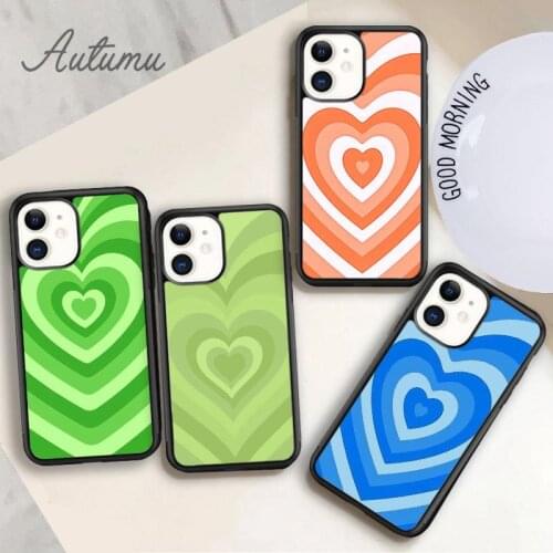 Hearts Phone Case for iPhone 11 12 Pro Max mini X XR XS SE 2020 5 6S 7 8 Plus Samsung Galaxy S8 S9 S10 Cover shell