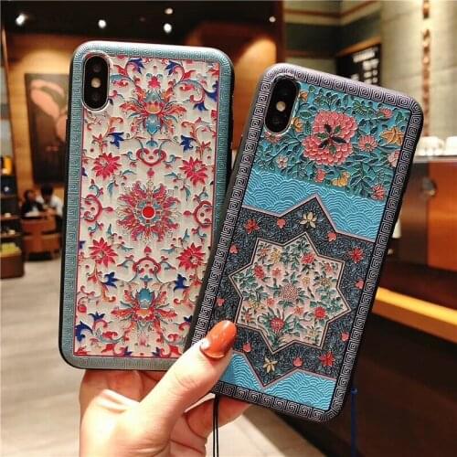 For Vivo X23 3D Chinese Traditional tassel Characteristic pattern Phone Cases For Vivo X23 Silicone Slim Soft Back Case