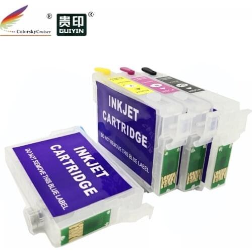 RCE-911N) refillable refill ink cartridge for Epson T0911N T0912N T0913N T0914N Stylus T 21 C 91 TX 101 110 210 111 610