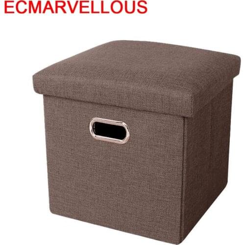 De Rangement Puf Asiento Plegable Sgabello Mueble Vintage Meble Dla Dzieci Pouffe Poef Change Shoes Taburete Pouf Storage Stool