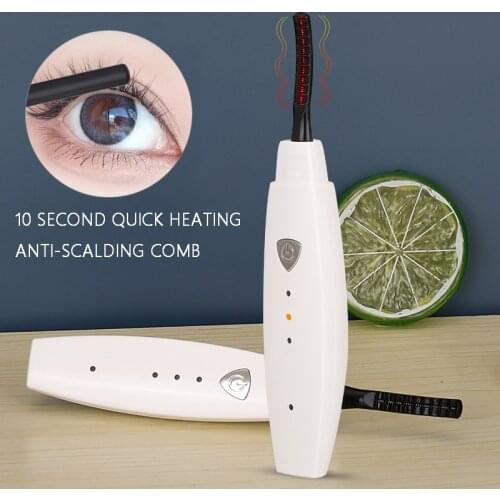 Electric Eyelash Curler USB Charging Intelligent Temperature Regulation Fast Heating Lasting Curling Electric Eyelash Curler