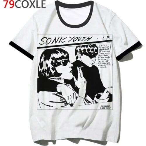 Sonic youth t shirt hip streetwear school men for t-shirt tshirt funny hop tee 2019 harajuku male top clothing F2925