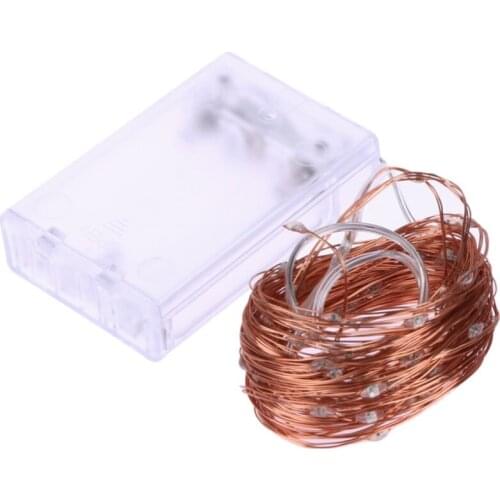 10M 100LED String Light Waterproof LED Copper Wire String Holiday Outdoor Fairy Lights For Christmas Party Wedding Decoration