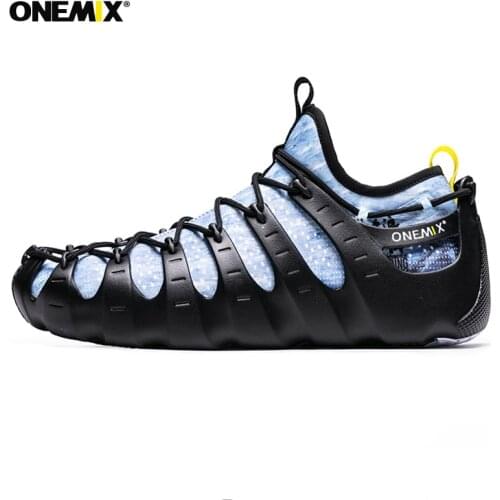ONEMIX Summer Men Shoes Trekking Shoes Anti Slip Shoes For Women Outdoor Trekking Shoe Sneakers Sock-like Sandals Slipper