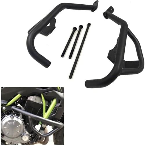 Motorcycle Front Guard Bars Motor Protector Frame On Rear Glass For Kawasaki Z650 Ninja 650 2017 2018 19 Engine Guard Crash Bar
