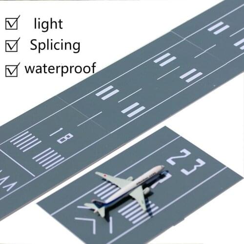 Small Die-cast Passenger Plane Model Runway Platform Flight Takeoff And Landing Background Sand Table Toy Ornaments Toys