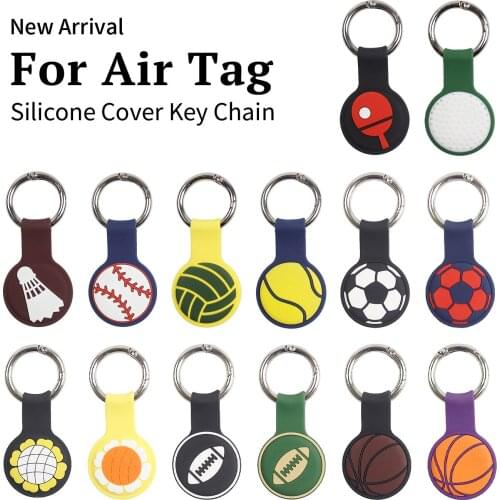 New Arrival Sports Style For Apple Airtag Case Silicone Cover Compatible with Apple AirTags Tracker Buckle