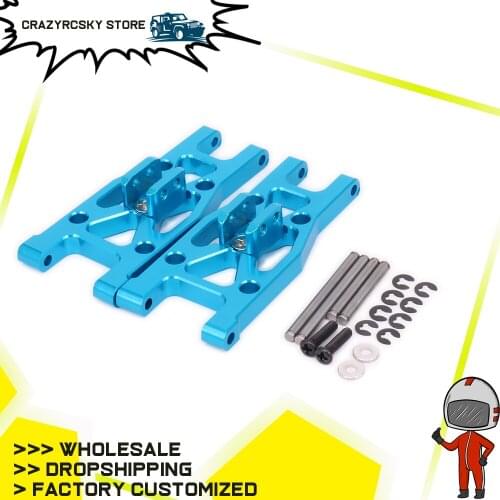 Front Lower Suspension Arm a-Arm For Rc Hobby Car 1/12 Wltoys L959 L969 L979 L202 L212 L222 K959 6061-T6 Off-Road Truck Aluminum