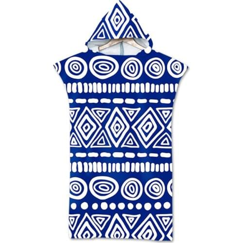 Adult Beach Suit Surf Poncho Microfiber Hood Beach Towel Swimming Change Robe Absorbent Soft Hooded Bath Towels Adults Beachwear