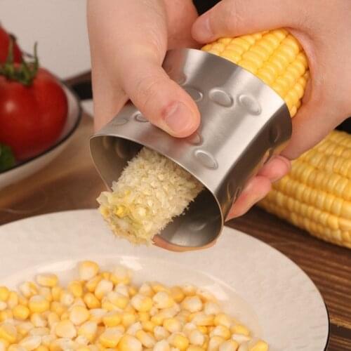 Non-slip Handle Corn Planer Peeling Stainless Steel and Corn Grain Separation Corn Thresher Peeling Tools
