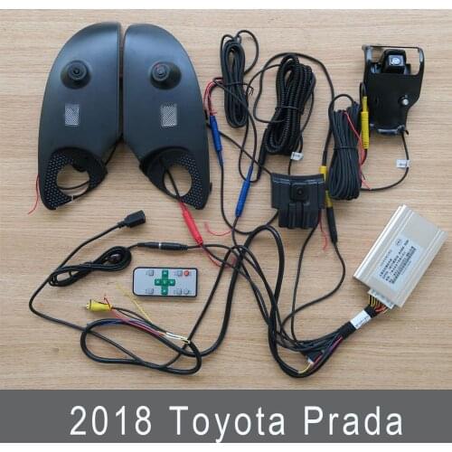 360 Degree Bird View Panorama System surround view system Special for TOYOTA PRADO 2018 Car DVR Recording