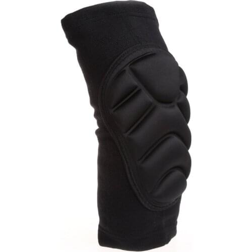 Leg Knee Patella Support Sports Brace Wrap Protector Pad Sleeve Guard Black N0PC