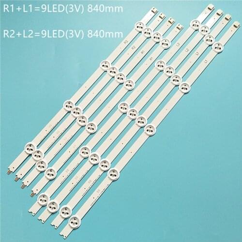 8 PCS LED Backlight Strip For 42L6453B 42L6453DB 42PFH5209 42PFT6309 6916L-1588A 1589A 1590A 1591A 6916l-1455B 1456B 1457B 1458B
