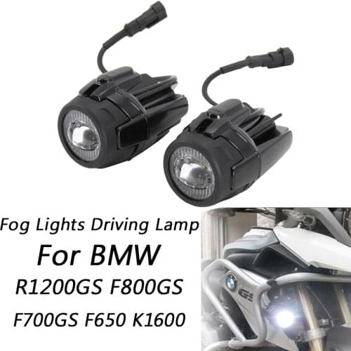Fog Lights Motorcycle Accessories LED Auxiliary Fog Light Driving Lamp For BMW R1200GS F800GS F700GS F650 K1600
