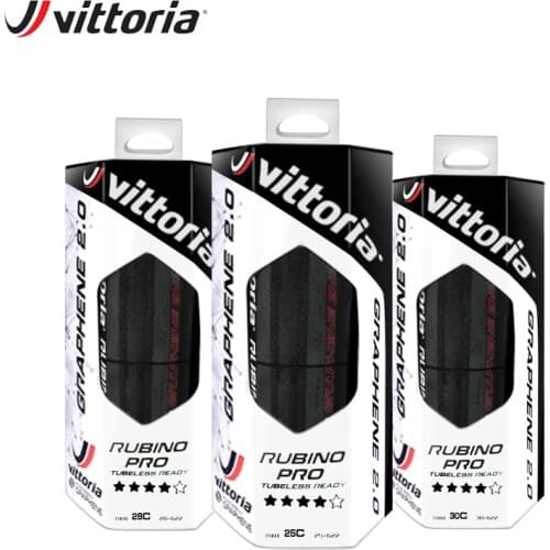 Vittoria Rubino Pro IV G2.0 TLR Tubeless Road Tire 700x25mm Black Foldable Road Tire