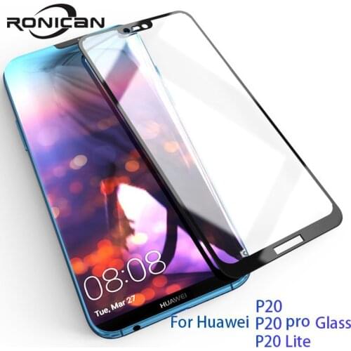 RONICAN huawei p20 pro glass tempered full cover p20 lite screen protector hawei p 20 film huawei p20 lite glass P20Lite p20 pro