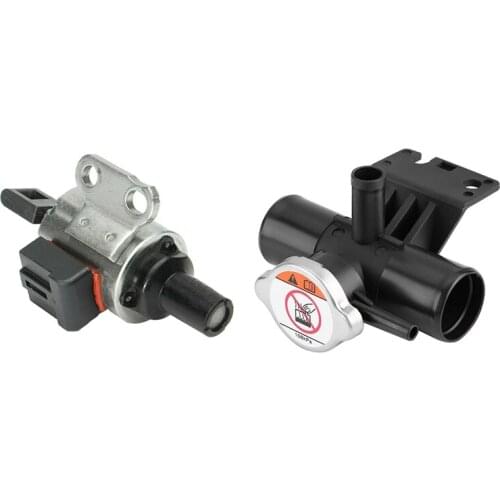 1 Pcs Transmission CVT Step Motor JF011E RE0F10E & 1 Pcs Radiator Coolant Filler Filler Neck with Cap