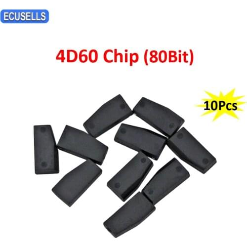 10Pcs/Lot 4D60 Chip 80 Bits 4D ID60 80Bit Auto Car Key Transponder Carbon Chip for Ford Connect Fiesta Focus Ka Mondeo for Mazda