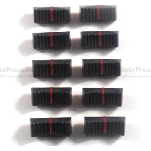 10pcs/lot red Slide Fader Knob Cap For YAMAHA MG166CX-USB MG206C hole 4MM