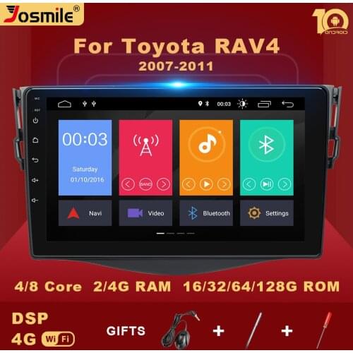 2 Din Android 10 Car Multimedia Player For Toyota RAV4 Rav 4 2007 2008 2009 2010 2011 2012 Radio GPS DVD Video Carplay AI Voice