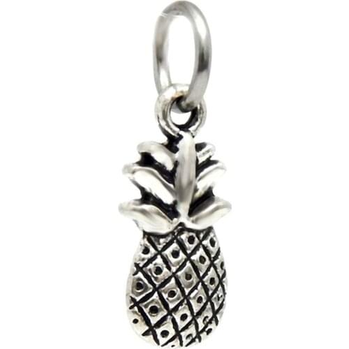 20pcs Dangle Pineapple Charm Bead for Diy Bracelets