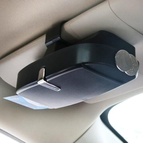 2021 New Cases For Glasses Car Glasses Holder Case Auto Magnet Sun Glasses Holder In Car Easy to Install