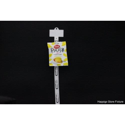 500 pcs PP plastic Hanger commodity holder hook strip Retail Hanging Merchandising Clip Strip 12 hooks