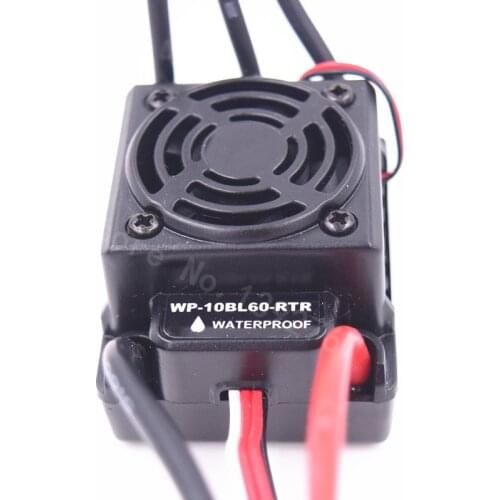 60A Waterproof ESC 2S 3S SBEC 6V/3A Brushless Lipo NiMH 540Motor 3660 For 1/10 Scale Models Remote Control RC Car WP-10BL60-RTR