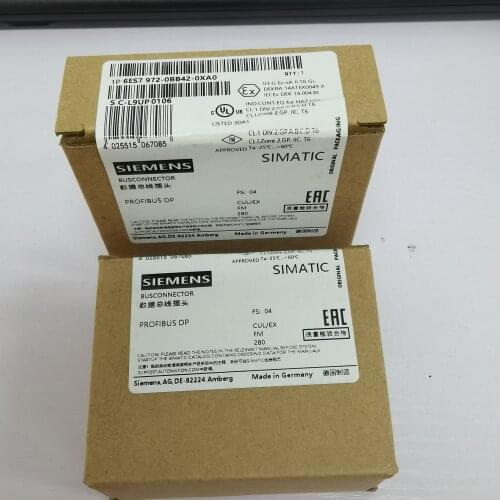 6ES7972-0BB42-0XA0 Profibus bus connector DP connector 6ES7 972-0BB42-0XA0