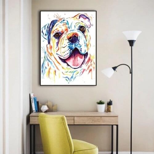 Diy Diamond Painting Mosaic Dog Paint with Diamonds Cross Stitch Diamond Embroidery Full Display Animals Picture of Rhinestones