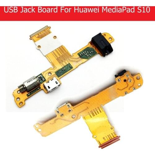 Audio Jack & USB Charger Jack Board Flex calble For Huawei MediaPad 10 Link+ S10-231U 233L 231W Charging USB&Vibrator Flex cable
