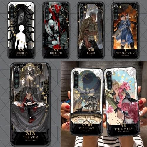 Anime Fullmetal Alchemist Phone case For Xiaomi Redmi Note 7 7A 8 8T 9 9A 9S 10 K30 Pro Ultra black fashion Etui 3D waterproof