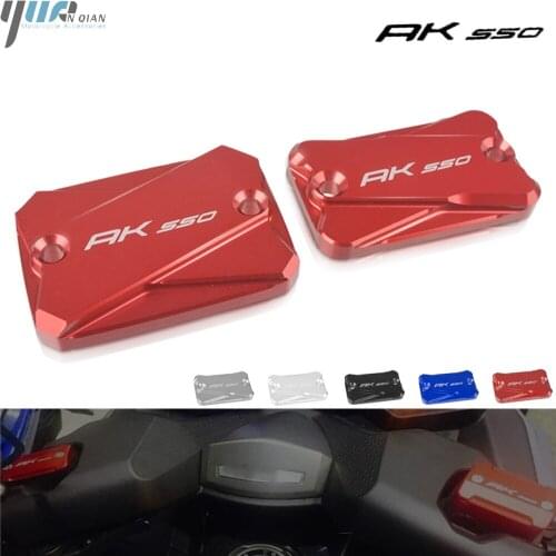 For Kymco AK550 AK 550 2017 2018 2019 Aluminum Motorcycle Parts Front Brake Fluid Reservoir Oil Cup Cap Master Cylinder Cover