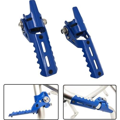 For Triumph Tiger Explorer BMW R1200GS HONDA X-ADV KTM Motorcycle Highway Front Foot Pegs Folding Footrests Clamps 22-25mm