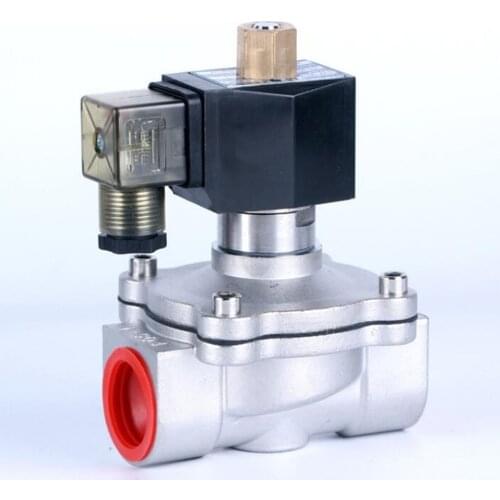 1/2" 3/4" 1" to 2" stainless steel normally open Electric Solenoid Valve,Pneumatic Valve for Water Oil Gas AC 220V DC 12V DC 24V
