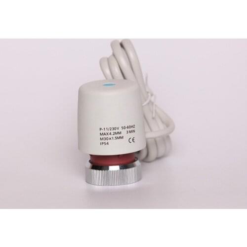Electric Actuator for Manifold in Under flooring Heating System 230V Normally Closed for control radiator