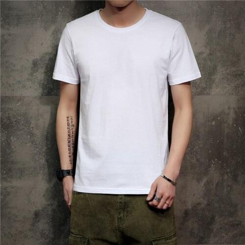 Мужские однотонные футболки HCXY China At AliExpress