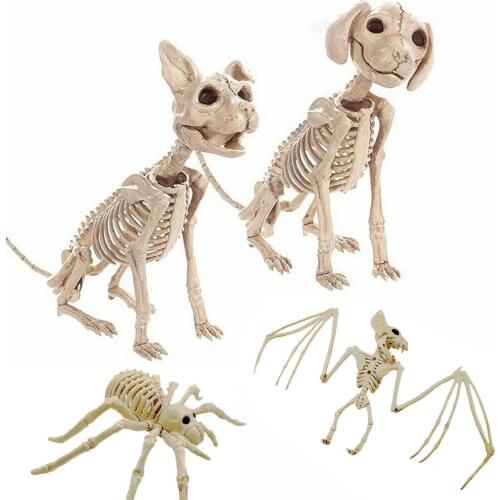 Halloween Skeleton Prop Spider Mouse Prop Animal Bones Party Prop Decoration Horror