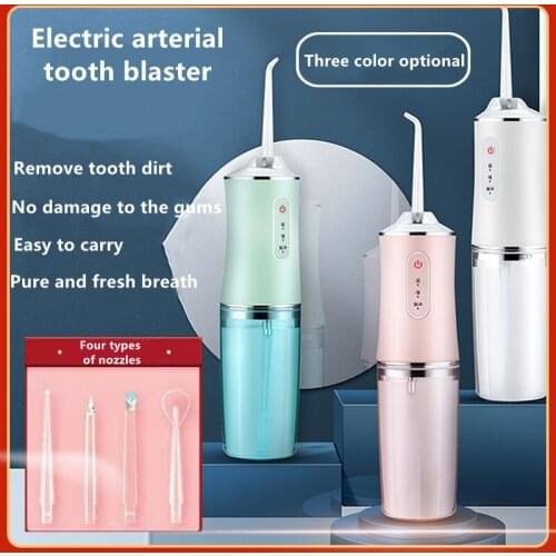 Oral Irrigator Waterpik Portable Digital Teeth Flusher Adjustable USB Rechargeable Irrigator Dental Scaler Tooth Cleaning Tools