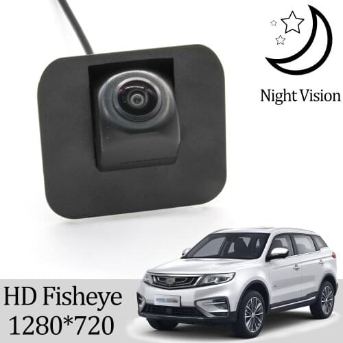 Owtosin HD 1280*720 Fisheye Rear View Camera For Geely Boyue/Geely NL-3/Geely Atlas 2016 2017 2018 2019 Car Parking Accessories