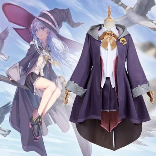 Anime Comic Wandering Witch The Journey of Elaina Cosplay Costume Cosplay Elaina Celesteria Costume Uniforms Clothes Dresses