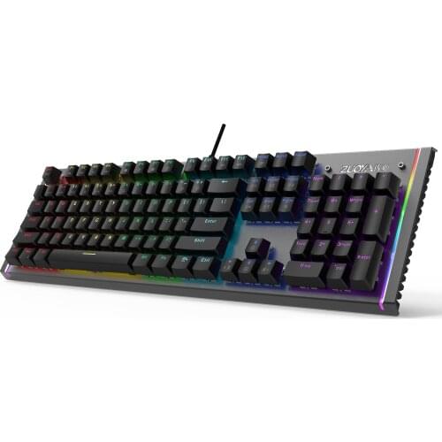 ZUOYA Mechanical Keyboard LED Backlit Anti-Ghosting USB original Black Red Blue Switches for Gaming DOTA 2 PC Laptop
