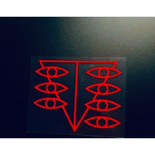 Car Sticker Vinyl Auto Window Body Decals for SEELE Eyes Animie Human Completion Committee